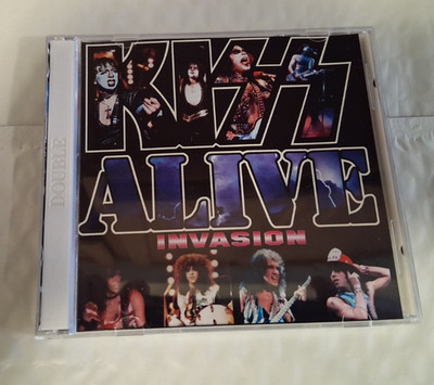 KISS ALIVE INVASION 2 CD SET!! ACE PETER ERIC BRUCE VINNIE TOMMY ERIC S DIO