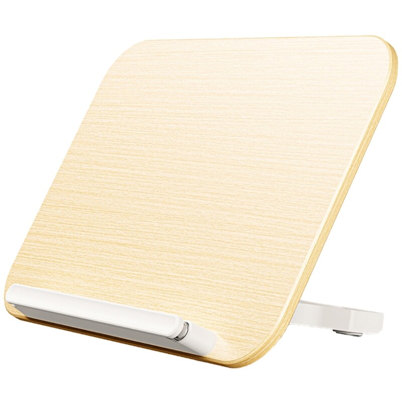 Book Holder 13.5x9.3in Foldable Stand for Reading with Page Holder Book Stand