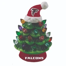 Atlanta Falcons LED Ceramic Christmas Tree Ornament 4" Team Sports America