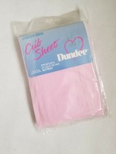 Dundee Cotton Blend Stretch Ends Crib Sheet - Pink