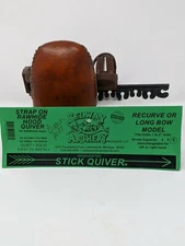 Selway Rawhide Strap Bow Quiver For Recurve or Longbow 