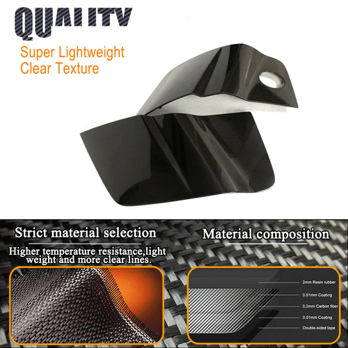 Cubiertas más amplias Carbon Side Blades laterales tuning para Audi R8 V8 V10 - Imagen 7 de 11