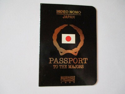 1997 Pinnacle Passport to the Majors Card #21 of 25 Hideo Nomo | eBay