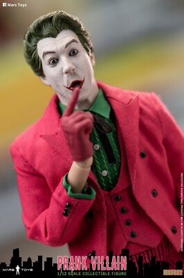 【Mars Toys】新品 プランク・ヴィラン ジョーカー MAT022 Mars Toys MAT022 1/12 Bat Man Joker Prank Villain Male Action