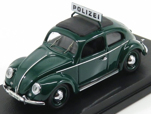 Rio 1/43 Volkswagen Beetle KÄFer Polizei 1953 Statisches Modell Diecast-image