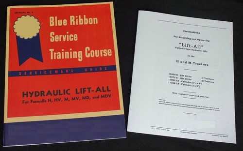 Hydraulic Belly Pump Lift-ALL Farmall H M MD IH Shop Service & Owners Manual Set - Picture 9 of 12