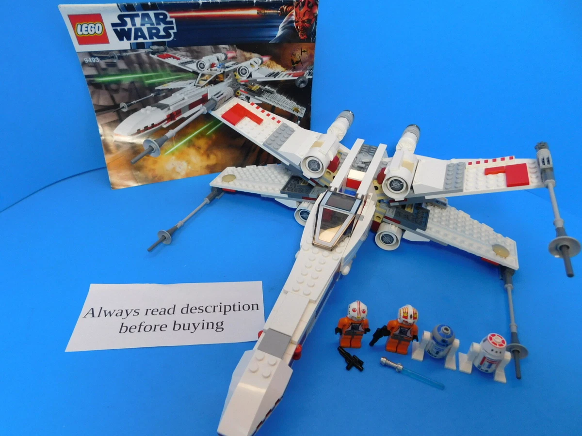 Cater Afgang Tidlig Lego Star Wars 9493 X-Wing Starfighter Complete with Instructions | eBay