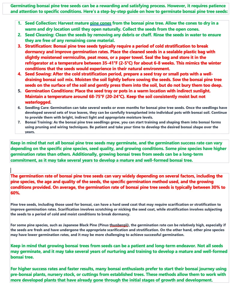 20 SEMILLAS para PINO BONSÁI #14 MEZCLADO mini rara planta de jardín exótica vendedor de EE. UU. Foto 3 de 3