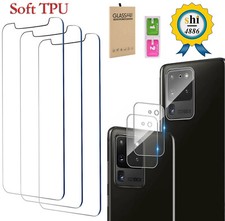 Front Screen TPU Camera Lens Screen Protector For Samsung Galaxy S20 Ultra S20