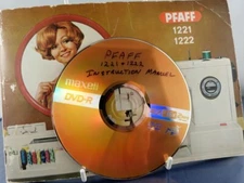 PFAFF 1221 1222 Instruction Manual PDF on CD or DVD