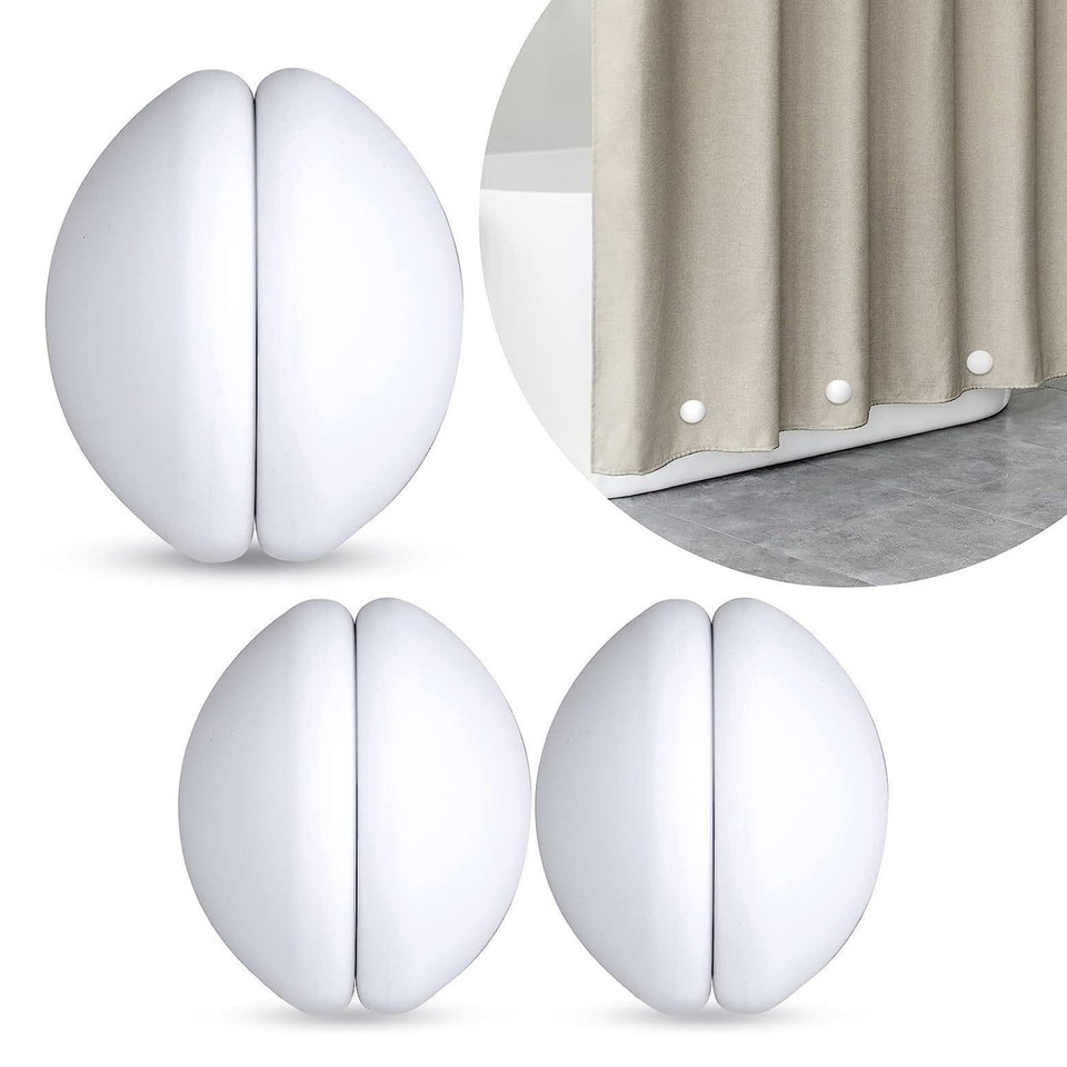 Reliable Shower Curtain Heavyduty Weights Set Strong