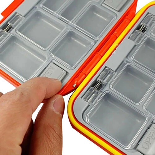 1x Fishing Lure Bait Tackle 2 Layer Storage Box Case Waterproof Compartments NEW - Picture 82 of 150