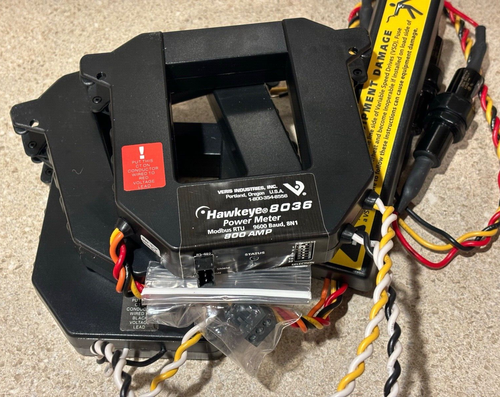VERIS Hawkeye Modbus Energy Meter Networked Transducer 800A H8036-0800-3 NSMP - Picture 3 of 4