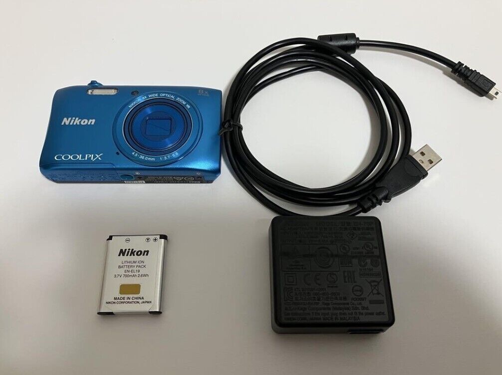 Nikon COOLPIX S3600 Blue 20.1MP Compact Digital Camera | eBay Nikon COOLPIX S3600 Blue 20.1MP Compact Digital Camera | eBay