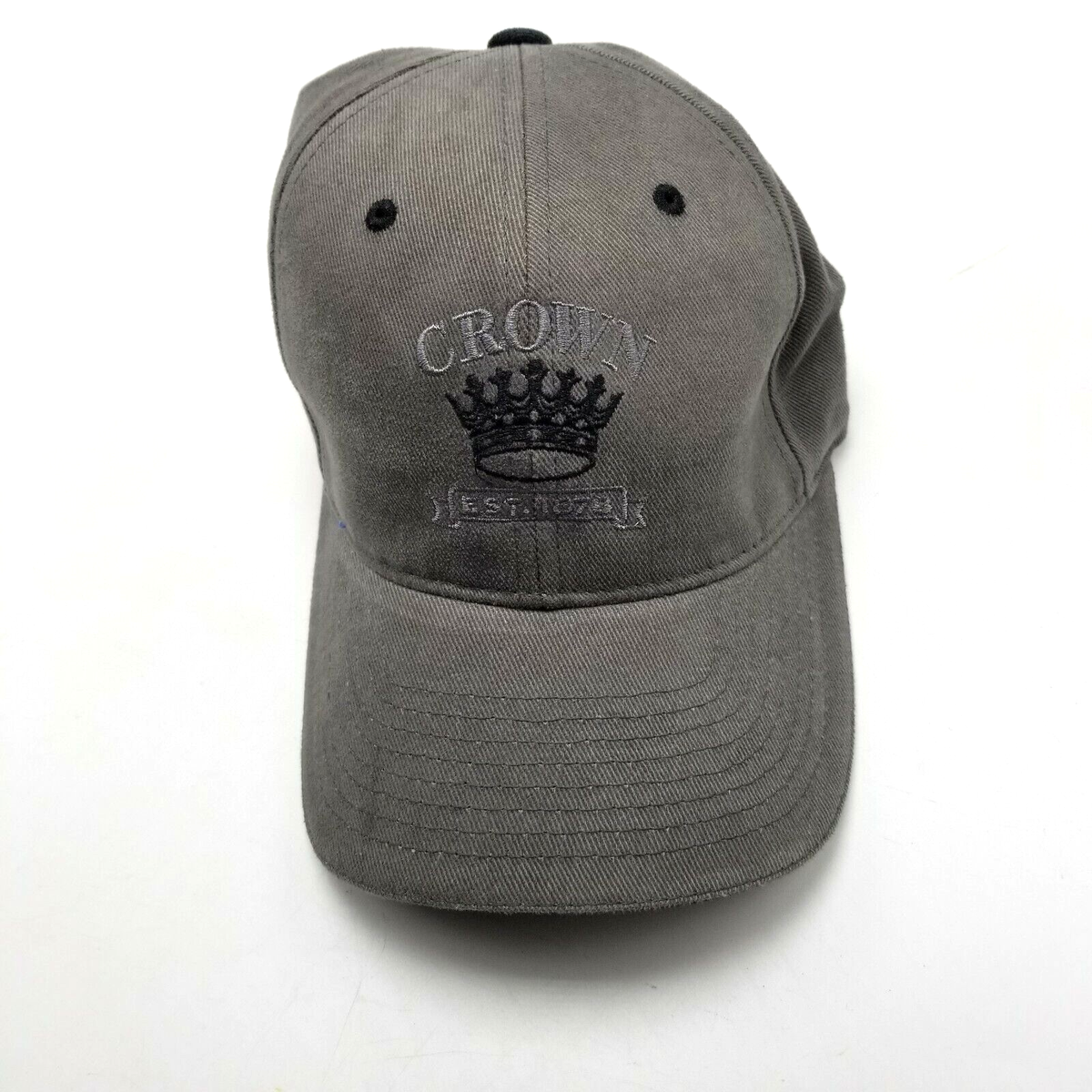 Crown Iron Works Oil Extraction Technology Hat Gray Strapback Est