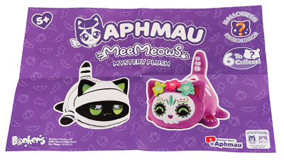 PURPLE SUGAR SKULL CAT - MeeMeows HALLOWEEN 6