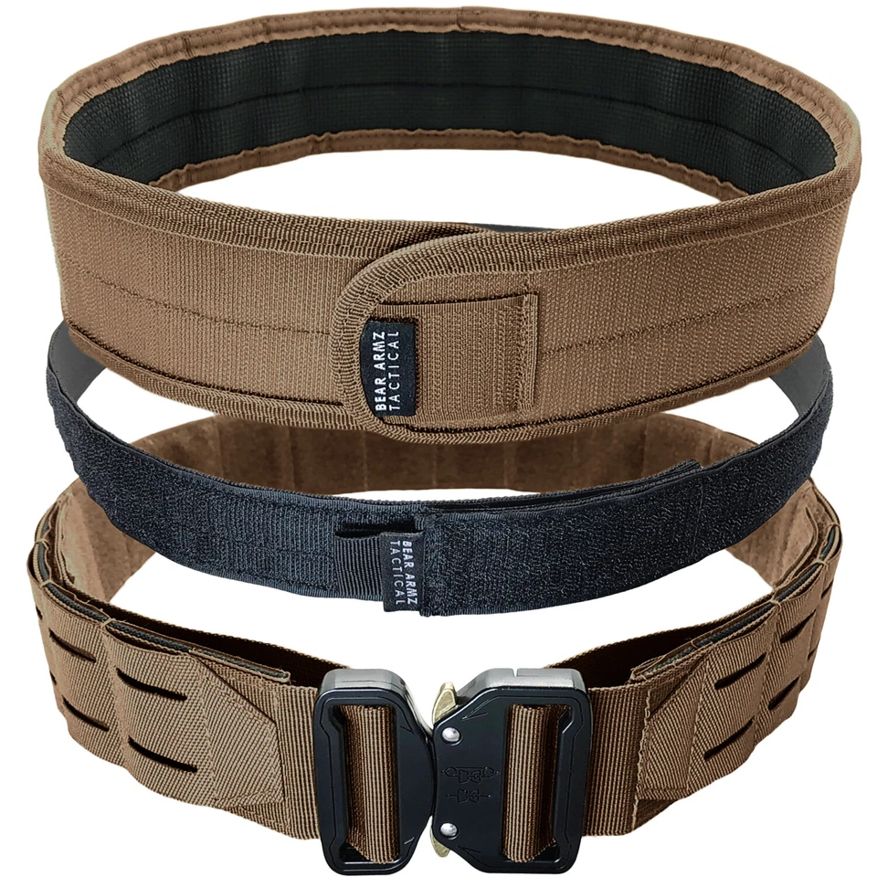 Cinturón de batalla táctico Bear Armz | Cinturón Molle Riggers | Cinturón de guerra | Almohadilla de alta resistencia Foto 4 de 4