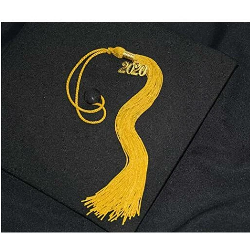 单身帽毕业流苏吊坠 2020 年小饰品 9 英寸服装帽子悬挂 — 第 2/4 张图片