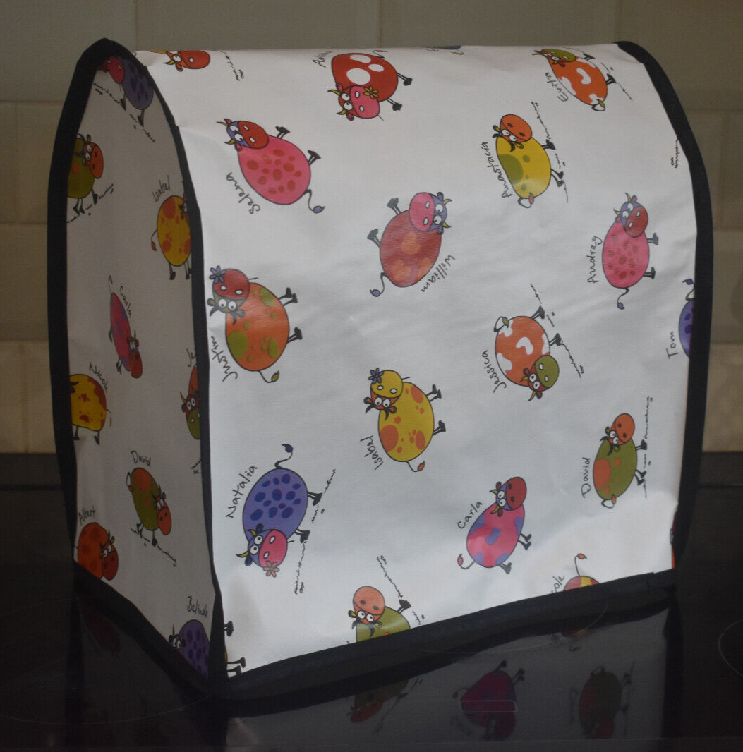 Food Mixer cover for Kitchenaid / Kenwood KMix Crazy Cows design vinyl fabric eBay