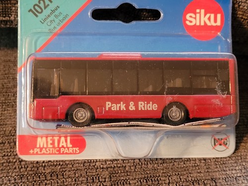 Vintage Siku Linien Bus Stadtbus rot auf kurzer Karte 1/64 - Bild 3 von 4