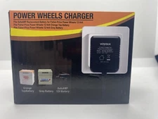 Power Wheels Charger By Voyaux For Orange Top, Grey And SafeAMP 12V Batteries