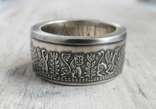 Ukrainian silver coin ring - Coin ring Ukraine - Ring from silver coin