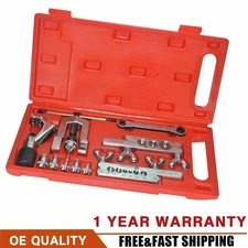 Flaring Swaging Tool Brake Line Tubing Copper Extrusion Kit  45 Degree Aluminum
