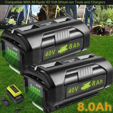 40V Battery For Ryobi 40Volt OP4050 OP40602 OP4030 Lithium Battery/Charger NEW