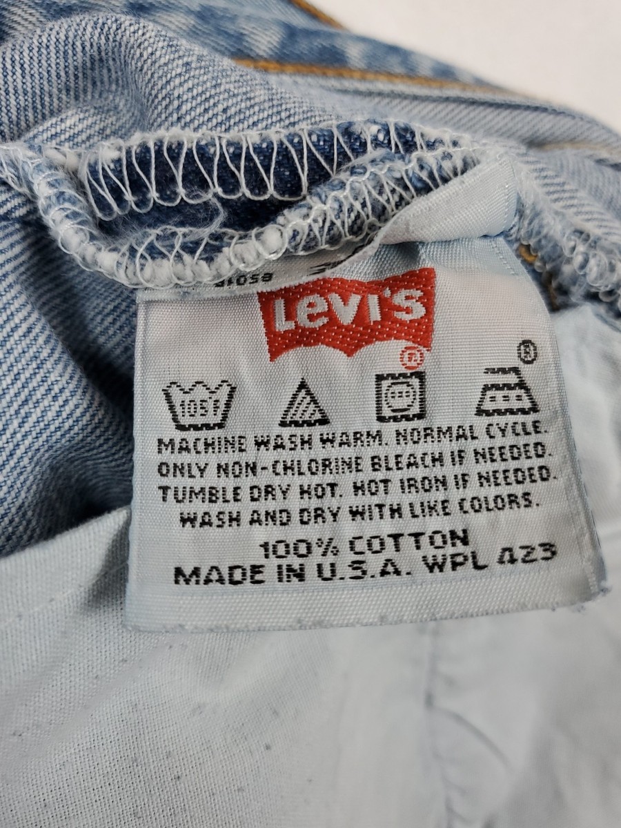 Levis 501 0193 Blue Jeans Mens W36 L30 Button Fly 1999 Made in USA