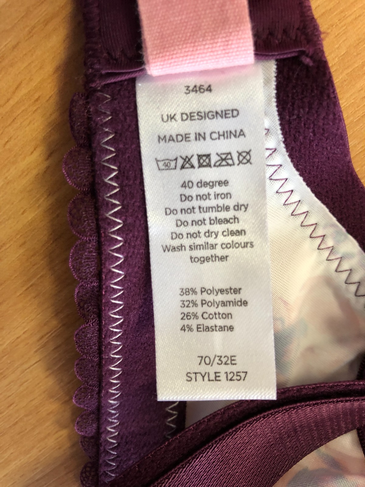 Nursing Bra Royce 32E Floral Non Padded Non Wired BNWT image 8