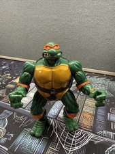 TMNT Coil Force Mighty Mech Michaelangelo Ninja Turtle Figure No Weapons Rare