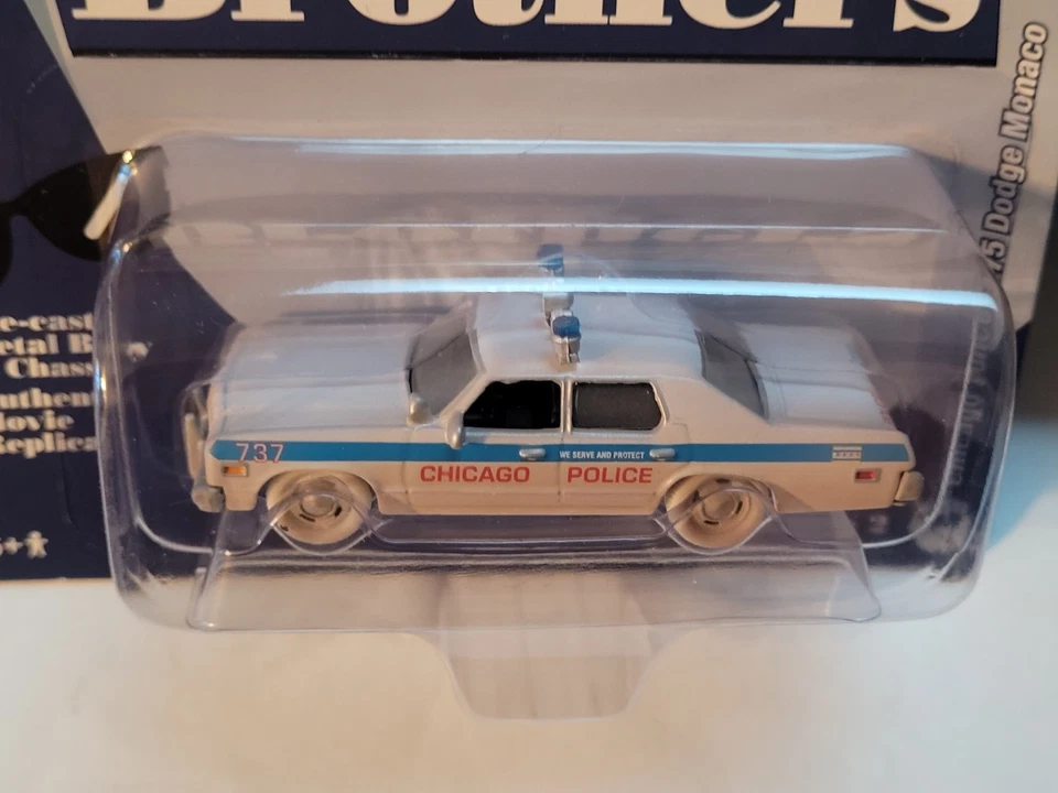  Johnny Lightning THE BLUES BROTHERS 1974 DODGE MONACO "White Lightning" - Image 3 of 4