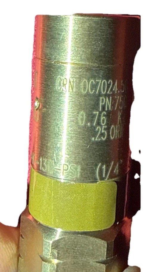 Ratermann 1/4" pressure relief valve with pipe away adapter 130 PSI - Image 4 of 4