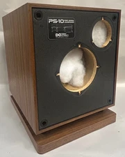 Vtg Original DESIGN ACOUSTICS Model PS-10 Speaker Empty Cabinet Only (B17)