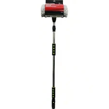 AutoCraft Deluxe 10" Car Wash Brush with Telescoping Pole & Water Flow