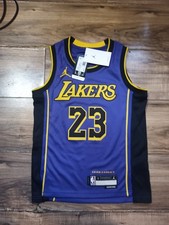 Jordan/Nike #23 LeBron James  Lakers  Swingman-Statement Edition Jersey 
