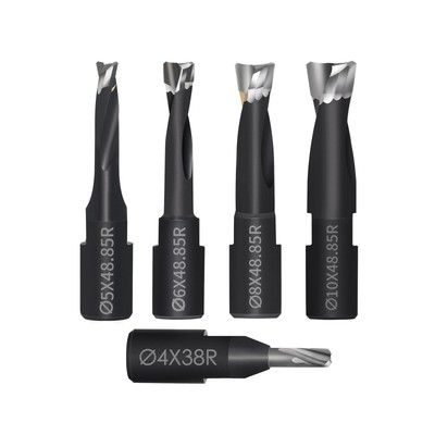 Solid Carbide Router Bits Set for Domino Joiner Machine, 5-Piece Domino Joint...