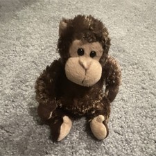 Ty Beanie Buddies Vines Plush Monkey for Ages 3-7 Years, 3-4, 4-7
