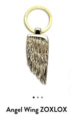 ZOX "GOLD ANGEL WING ZOXLOX" #1396 ADVENT COLLECTIBLE KEYCHAIN FOR ZOX WRISTBAND