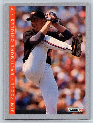 1993 Fleer Final Edition #F-164 Jim Poole