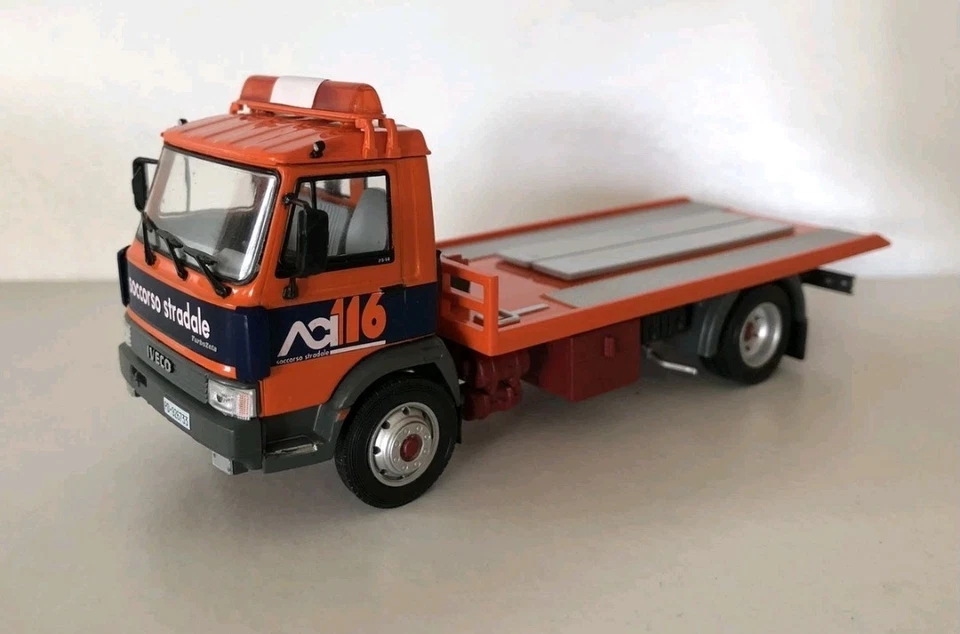 Camion d’epoca IVECO 79.12  1987 ACI SOCCORSO STRADALE 1/43 diecast  DE AGOSTINI - Immagine 4 di 4