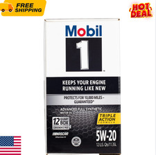 Pack of 2-Mobil 1 Advanced Full Synthetic Motor Oil 5W-20, 12 Quart 20.00 per gallon