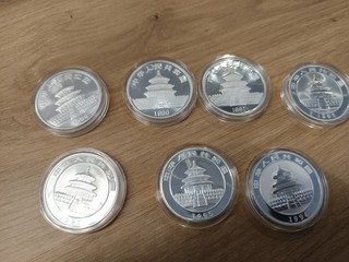 Silbermünzen 1 OZ China 10 Yuan Panda