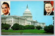 US Capitol Building George Wallace Jim Allen Postcard Scenic South Card Co