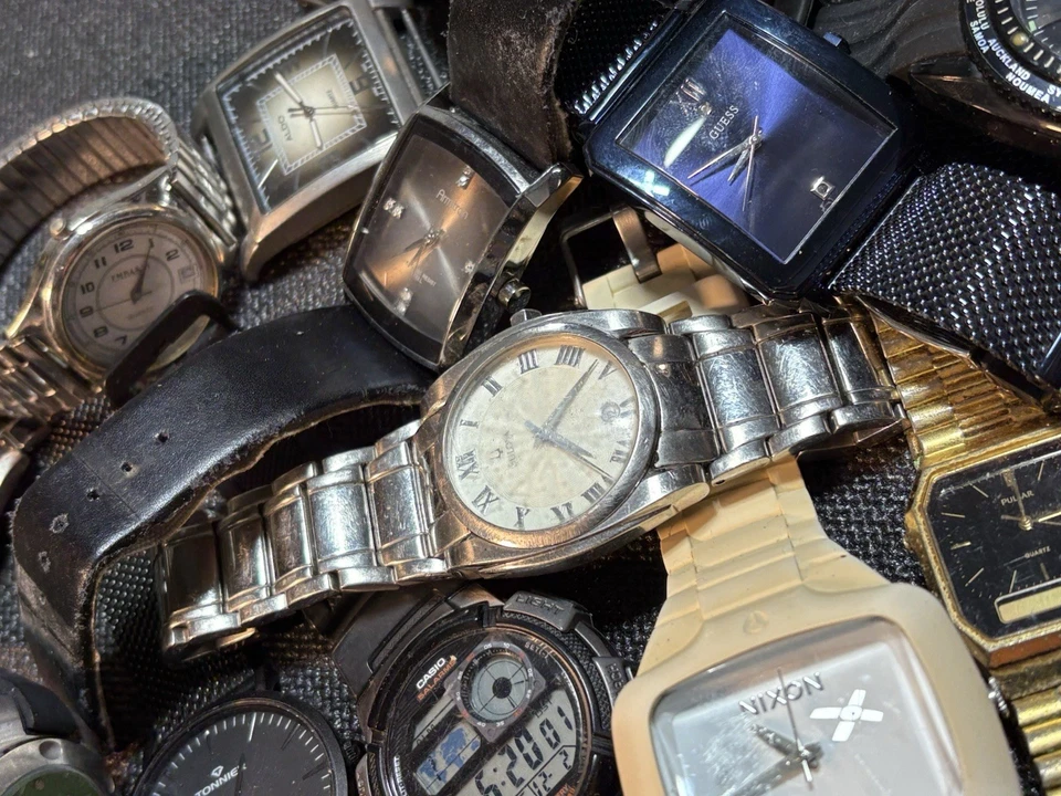 Мужские часы Bulova, Casio, Timex, Pulsar, Nixon лот (29) непроверенные, запчасти, ремонт - Изображение 3 из 4