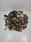 Vintage To Modern Costume Jewelry 5lbs Scrap Lot Some Wearable Mixed Junk Drawer