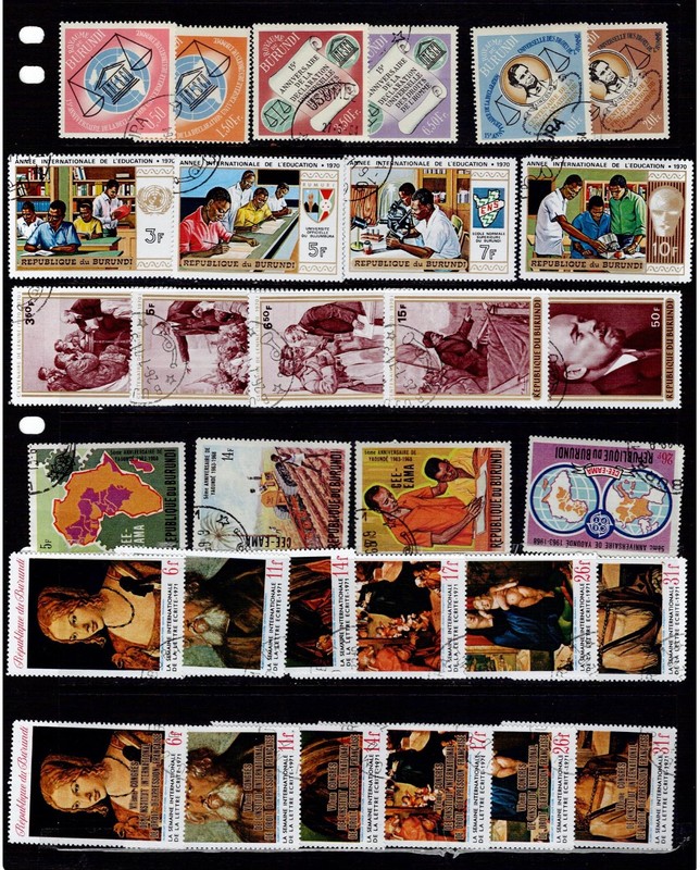 Burundi Collection of 31 Used Sets