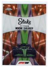 2025 Topps Chrome Formula 1 Orange Refractor Stake F1 Team KICK Sauber 05/25