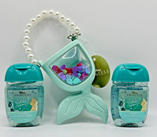 Bath Body Works DISNEY Princess Ariel PocketBac Holder 2 Sanitizer Refills