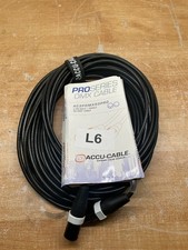 Accu ADJ Products AC3PDMX50PRO 3-Pin DMX Cable, 50', Black